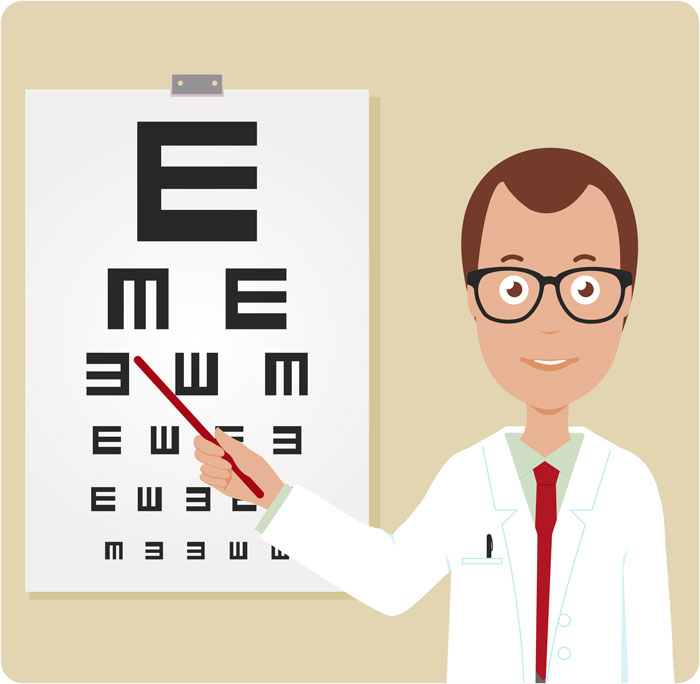 Cartoon: Eye Chart - Vision Insurance