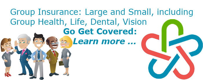 Go Get Covered - Insurance for Groups: Group Insurance: Large and Small Group Health, Life, Dental, Vision and more ... Learn More